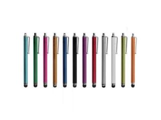 12Pcs Different Colors Rainbow Universal Stylus Set for Nook iPad iPhone Kindle