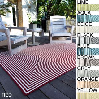 Hand braided Cromwell Indoor/Outdoor Rug (36 x 56)  