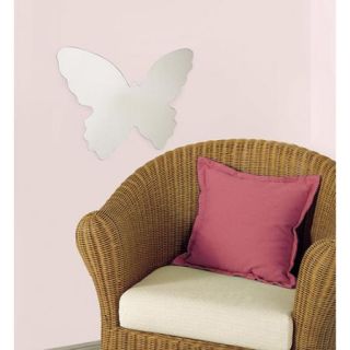 RoomMates Butterfly Peel and Stick Mirror, Large