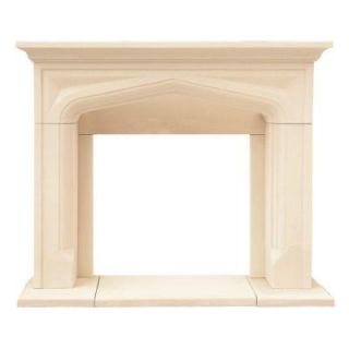 Historic Mantels Chateau Series Pisa 48 in. x 62 in. Cast Stone Mantel CP14003