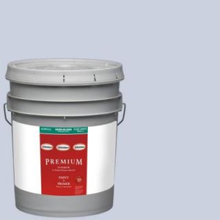 Glidden Premium 5 gal. #HDGV22D Iced Periwinkle Semi Gloss Latex Interior Paint with Primer HDGV22DP 05S