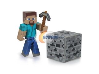 Minecraft Overworld 2.75 Action Figure with Accessory   Core Steve