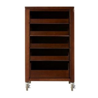 Martha Stewart Living 36 in. H Sequoia Space Cart with 5 pull Out Trays 0795110960