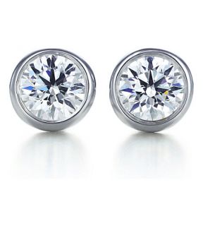 TIFFANY & CO   Elsa Peretti® Diamonds by the Yard® earrings in platinum