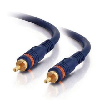 Cables To Go Velocity Digital Audio Coax Interconnect Cable   RCA Male   RCA Male   3ft   Blue
