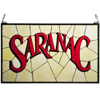 Saranac Stained Glass Window Panel   16728438   Shopping