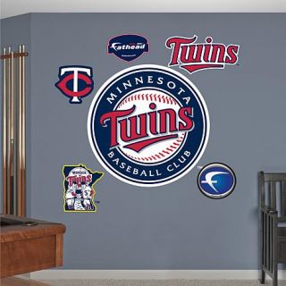 MLB Team Logo Wall Decals by Fathead   Minnesota Twins   7783132