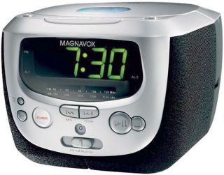 Magnavox MCR230 CD Clock Radio with Dual Alarm (Refurbished