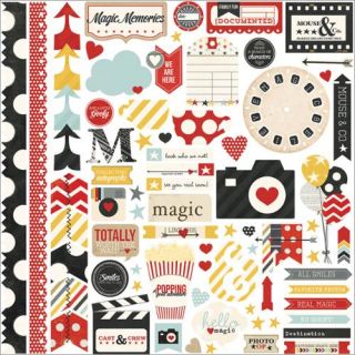 Say Cheese Cardstock Stickers 12"X12" Fundamentals
