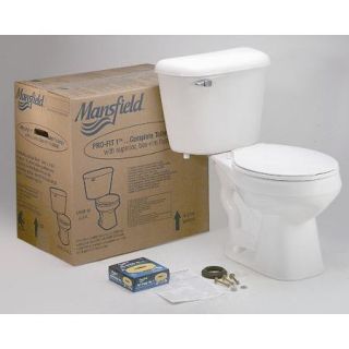 Mansfield Pro Fit 1 Front Complete Round 2 Piece Toilet