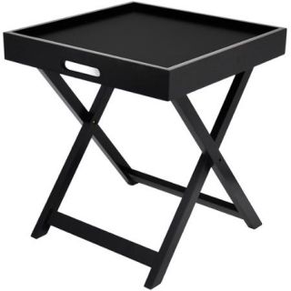 Urban Shop Side Table with Removable Tray, Multiple Colors