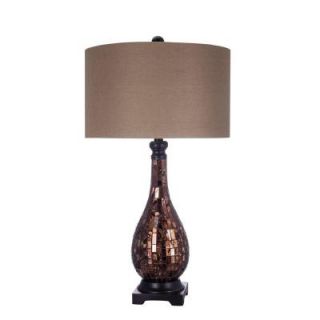 Fangio Lighting 29 in. Madison Bronze Accents Mosaic Table Lamp 5071
