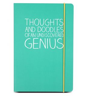 HAPPY JACKSON   Undiscovered Genius A5 notebook