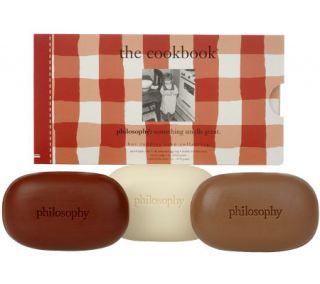 philosophy the cookbook holiday soap trio —