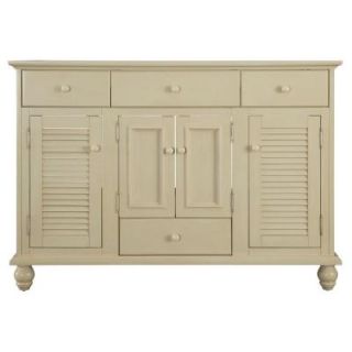 Home Decorators Collection Cottage 48 in. W x 34 in. H x 21.62 in. D. Vanity Cabinet Only in Antique White CTAA4822D
