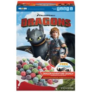 DreamWorks Dragons Dragon Adventure Crunch Cereal, 13 oz