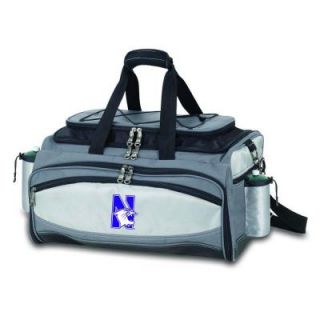 Picnic Time Northwestern Wildcats   Vulcan Portable Propane Grill and Cooler Tote by Embroidered 770 00 175 432