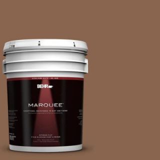 BEHR MARQUEE 5 gal. #S220 7 Molasses Flat Exterior Paint 445305
