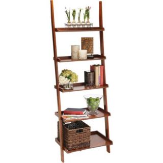 Convenience Concepts American Heritage 5 Shelf Ladder Bookcase, Multiple Finishes