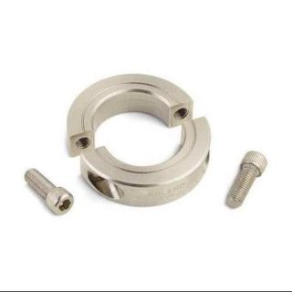 RULAND MANUFACTURING MSP 12 SS Shaft Collar, Clamp, 2Pc, 12mm, 303 SS