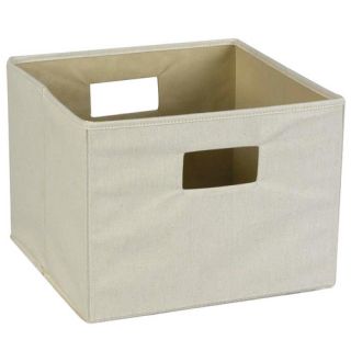 Household Essentials Canvas Storage Bin with Dual Handles