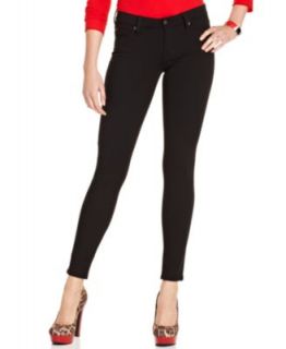 For All Mankind The Skinny Double Knit Ponte Skinny Leg Jeans, Black