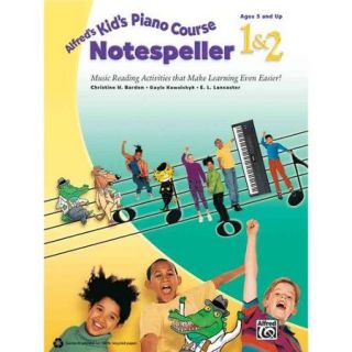 Alfred's Kid's Piano Course Notespeller 1 & 2: Music Reading Activities That Make Learning Even Easier!
