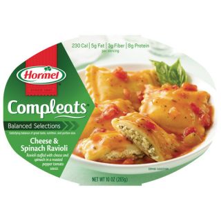 Hormel Compleats Balanced Selections Cheese & Spinach Ravioli, 10 oz