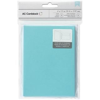 American Crafts A2 Cards & Envelopes (4.375 X5.75 ) 12/Pkg   Powder