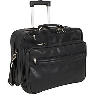 Travelers Choice Churchill Rolling Computer Briefcase
