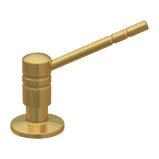 Whitehaus Collection Kitchen Counter Soap Dispenser in Polished Brass WHSD1166 BR