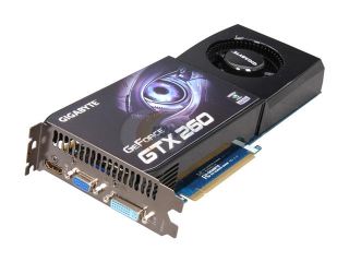 GIGABYTE GeForce GTX 260 DirectX 10 GV N26UD 896M REV2.0 896MB 448 Bit GDDR3 PCI Express 2.0 x16 HDCP Ready SLI Support Video Card