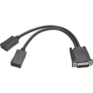 Tripp Lite P576 001 DP 1 Splitter Y Cable DMS 59/DisplayPort, Black
