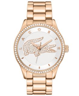 Lacoste Watch, Womens Victoria Rose Gold Ion Plated Stainless Steel
