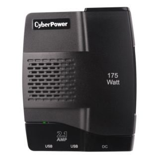 CyberPower CPS175S2U Mobile Power Inverter 175W with 2.1A USB Charger
