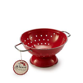 At home with Ashley Thomas Red heart colander