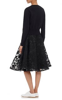 noir kei ninomiya Floral Fil Coupé A Line Skirt