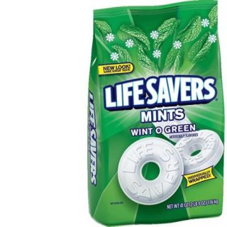 Lifesavers Wint O Green Mints Hard Candy Bag, 41 ounce