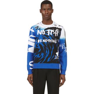 Kenzo Blue No Fish No Nothing Blue Marine Foundation Edition Sweater