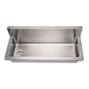 Whitehaus WHNCMB4413 Noahs Collection Brushed Stainless Steel commercial utility sink   Brushed Stainless Steel