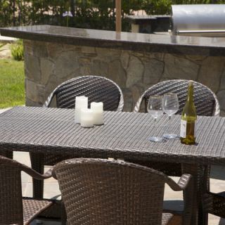 Home Loft Concept Dimke 7pc PE Wicker Outdoor Dining Set