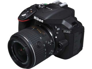 Nikon D5300 1522 Black 24.2 MP Digital SLR Camera with 18 55mm Lens